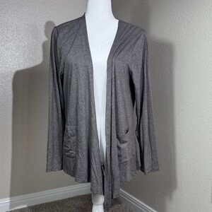 Gray Women's Cardigan Sweater